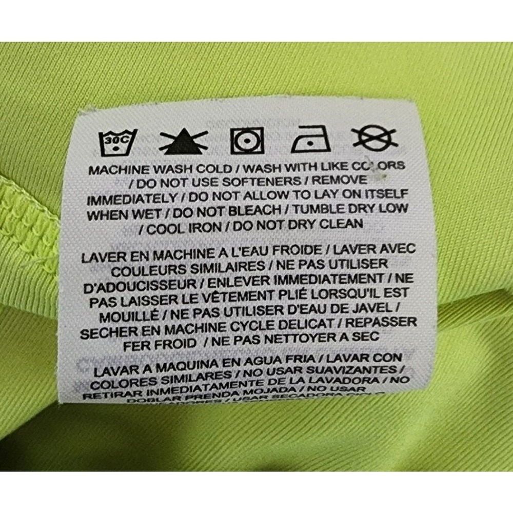 Nike Dri-FIT Skort Womens Medium Neon Yellow Athletic Tennis Activewear Skirt - Picture 13 of 15